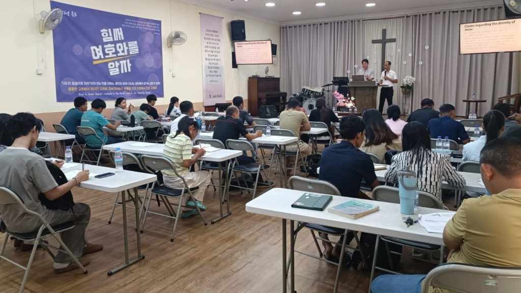 Christian apologetics ministry at Jesus Life Church in Cambodia